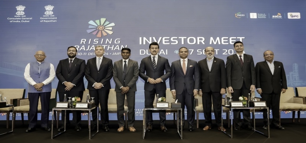 Hon’ble Minister of Industry and Commerce Col. Rajyavardhan Rathore leads Dubai International Investors’ Roadshow. September 17, 2024